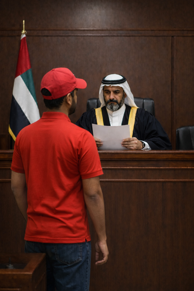 طلبية بيتزا امام القضاء