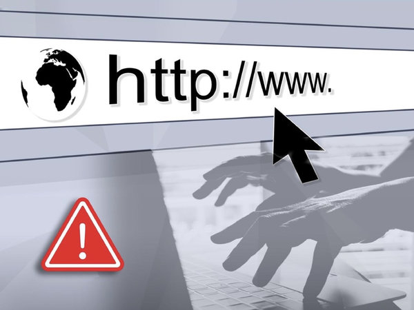 الروابط الوهمية تحذير