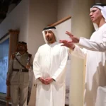 محمد بن خادم آل حامد يزور متحف المقطع بأبوظبي 1